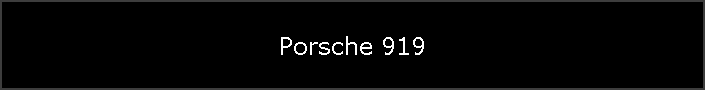 Porsche 919