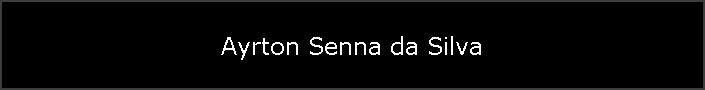 Ayrton Senna da Silva